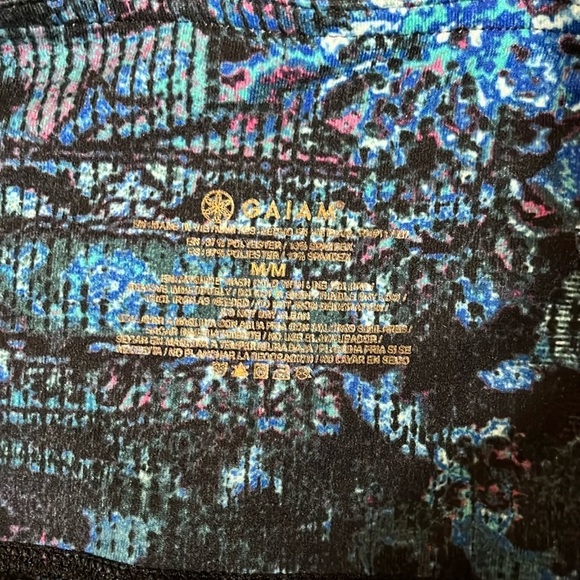 Gaiam Om Kylie Printed Leggings Size Medium - Picture 3 of 4